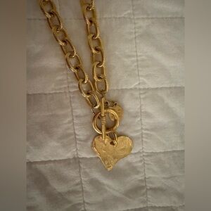 Susan Shaw heart necklace